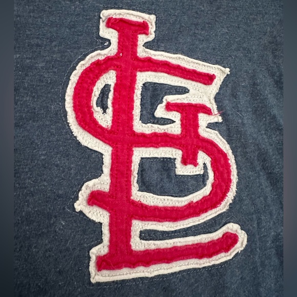 St. Louis Cardinals Mitchell & Ness 3/4 sleeve Tee - Picture 2 of 4